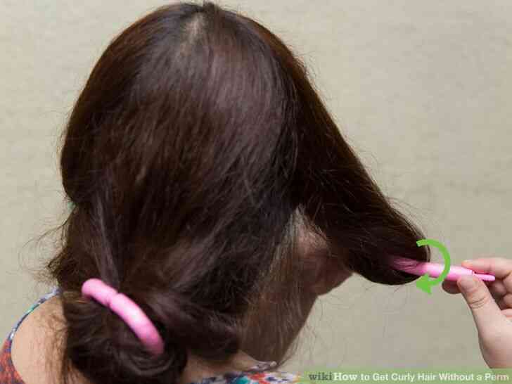 Image intitulée Obtenir des Cheveux Bouclés Sans Perm Étape 11
